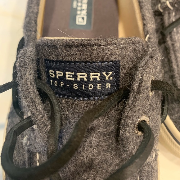 Wool grey Sperry’s size 9 - Picture 4 of 6
